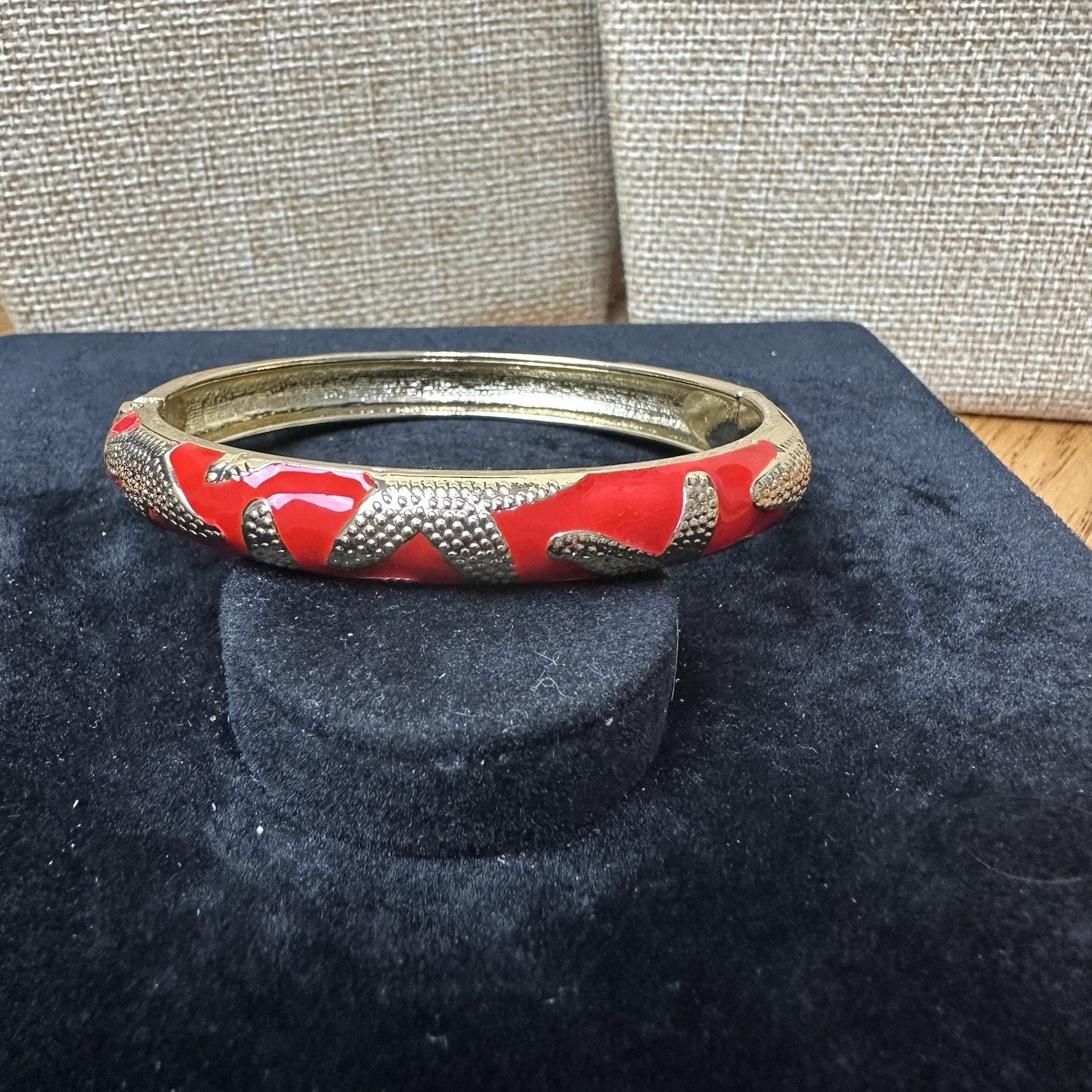 Sequin Nordstrom Multicolor Gold Tone Statement Enamel Bangle Bracelet 424 15$